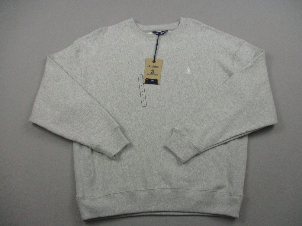 Chubbies Sweatshirt Men S Gray Crewneck 6th Period Pullover Comfort Crewneck